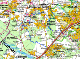 un parcours de 25 km de la gare à gare 