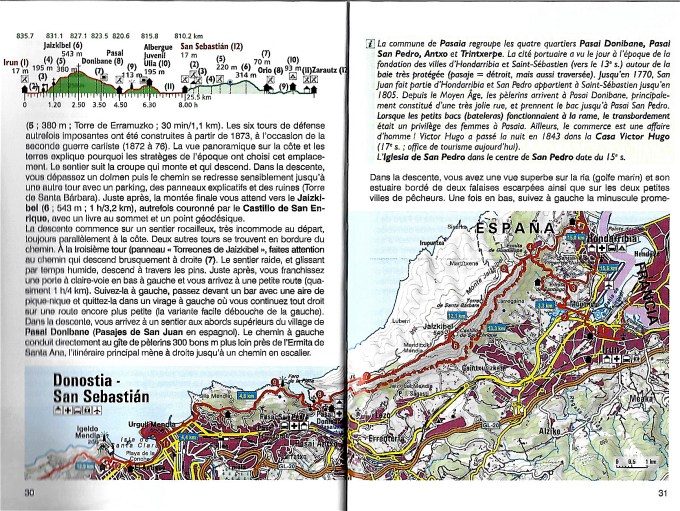 Profil et trace étape guide CN