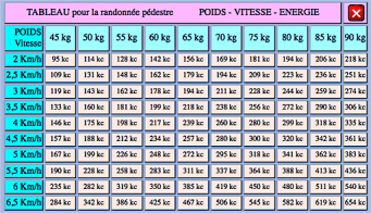 depense energetique en randonnee - maigrir en marchant