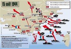 débarquement allié en Provence en été 1944