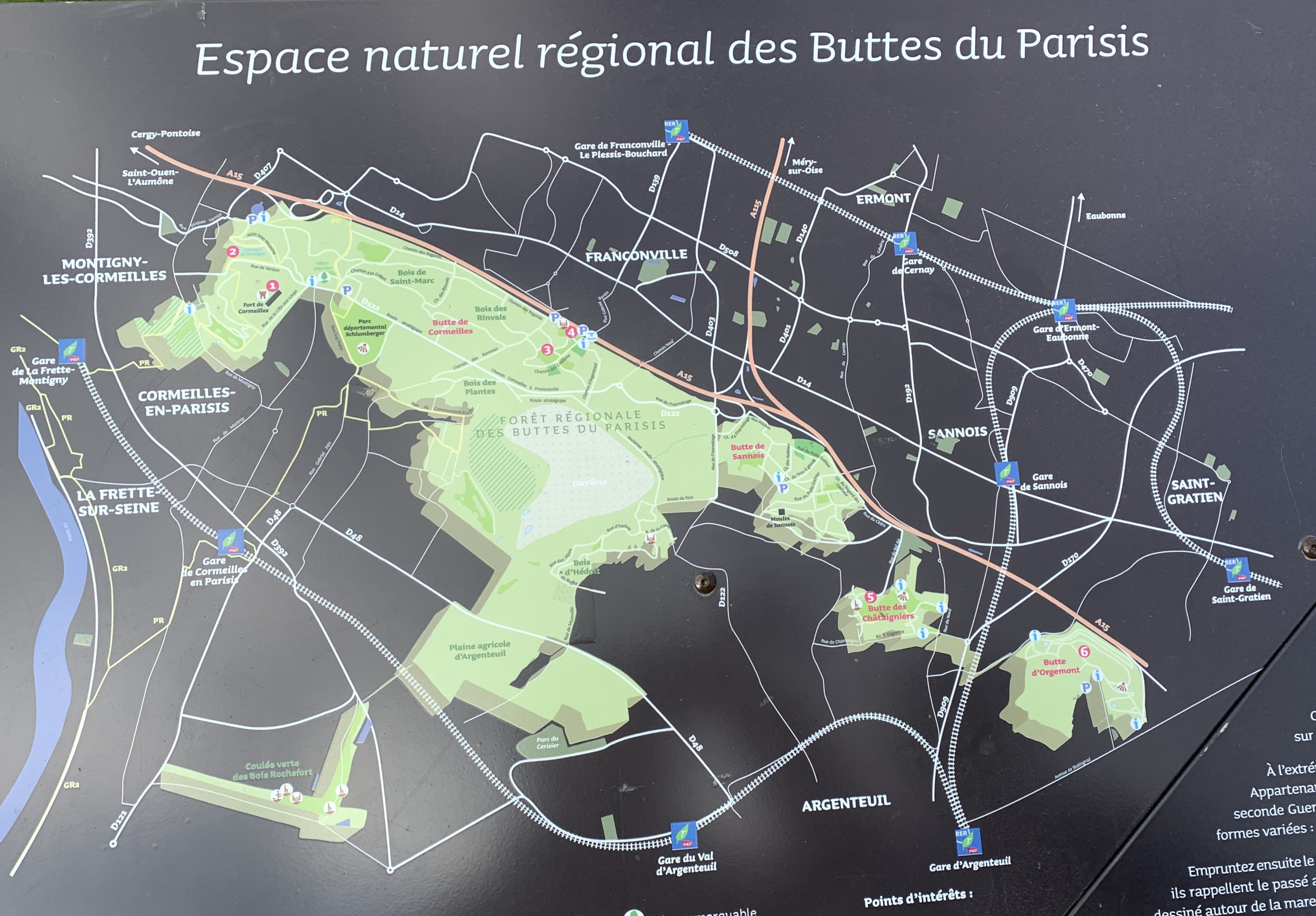 Droit aux buttes (de Parisis) ! Enfin presque .. TREKKINGZONE